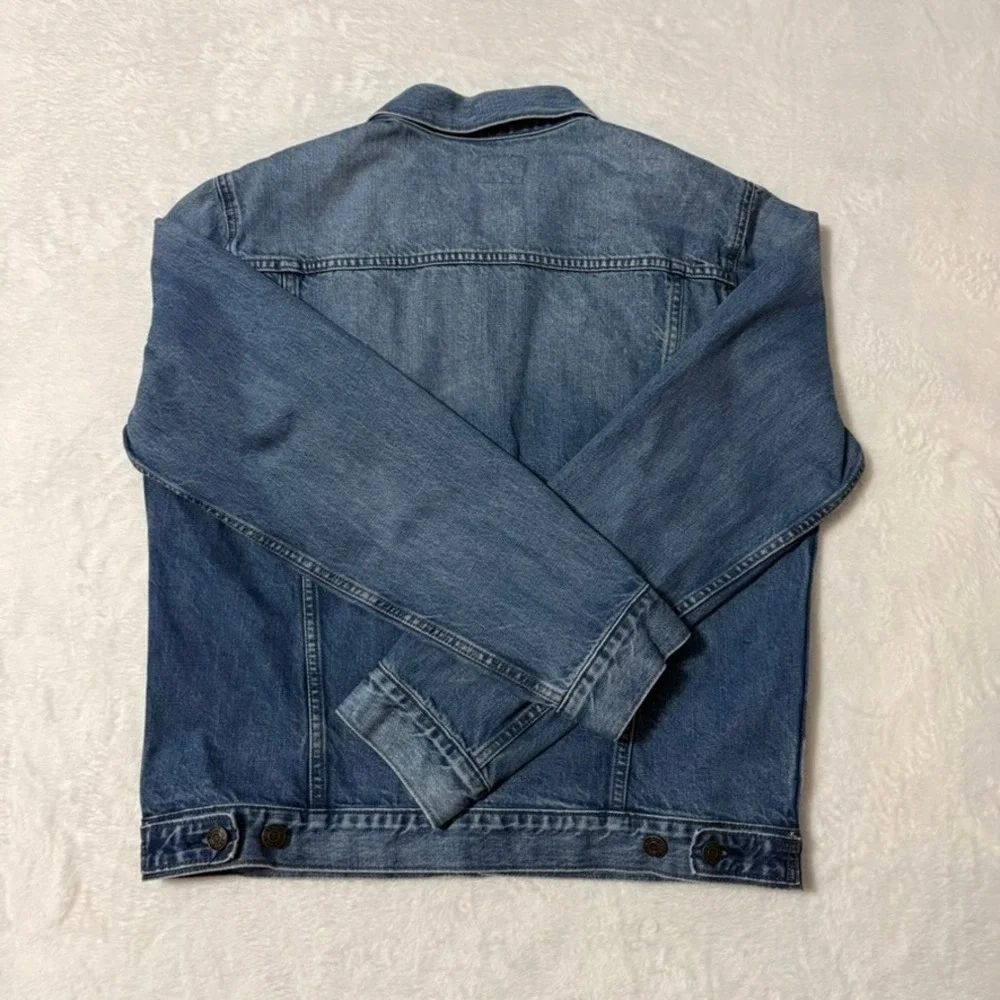 Gap Denim Jacket Women Medium Blue‎ 1969 Trucker Classic Cotton Jean Outerwear